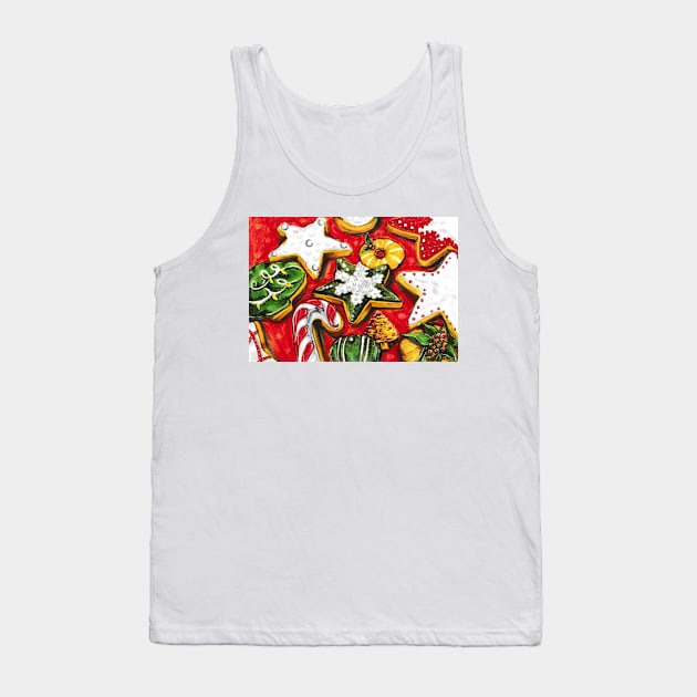 Christmas Cookies Tank Top by Svetlana Pelin